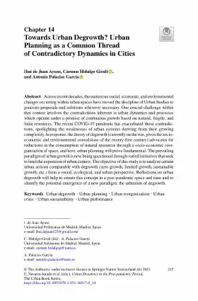 Towards Urban Degrowth? Urban Planning as a Common Thread of Contradictory Dynamics in Cities 