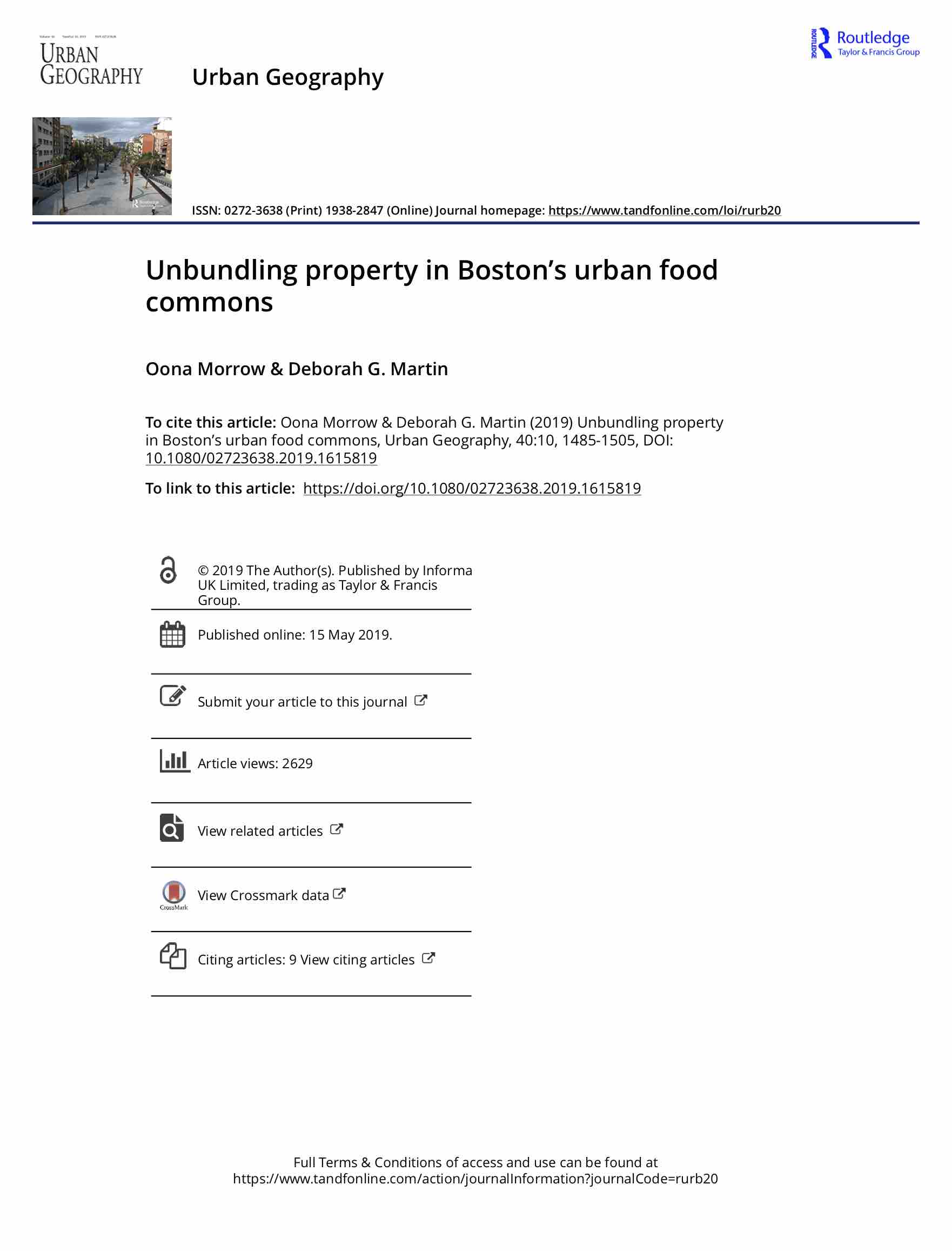 Unbundling property in Boston’s urban food commons