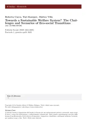 Towards a Sustainable Welfare System? The Challenges and Scenarios of Eco-social Transitions