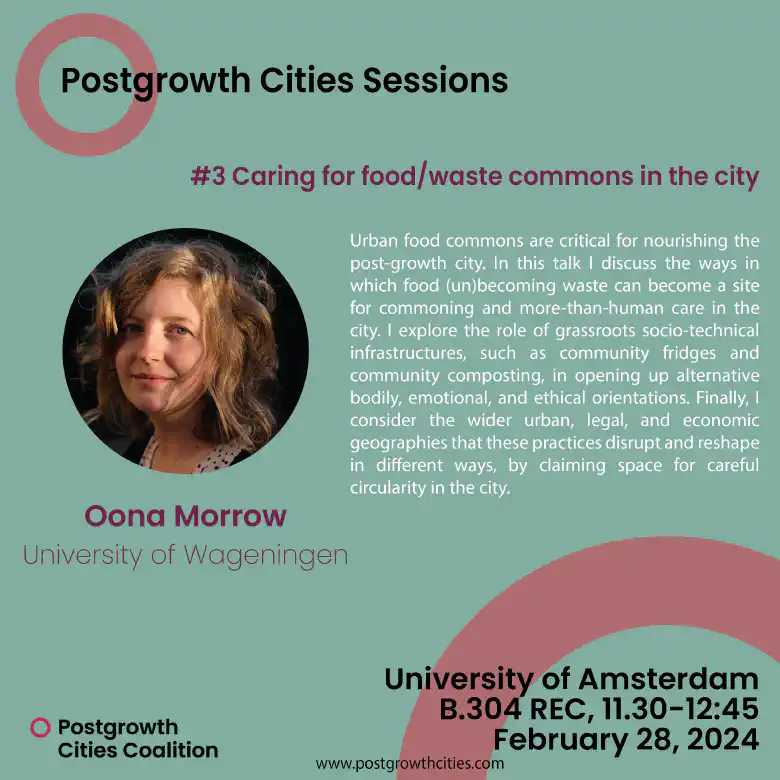 Caring for food/waste commons in the city